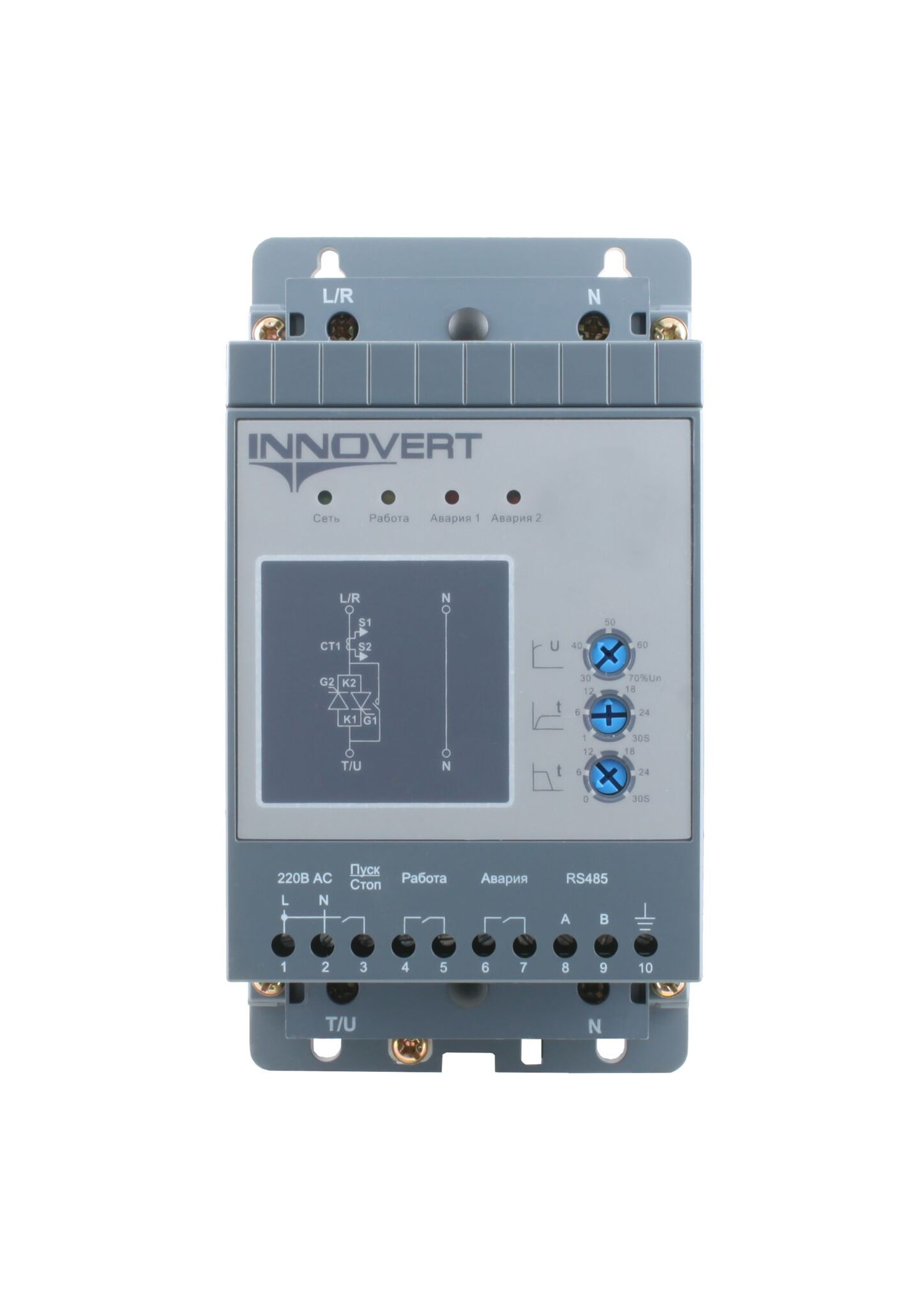 Устройство плавнго пуска INNOVERT SSD112D21E, 1,1кВт, 220В, 6А