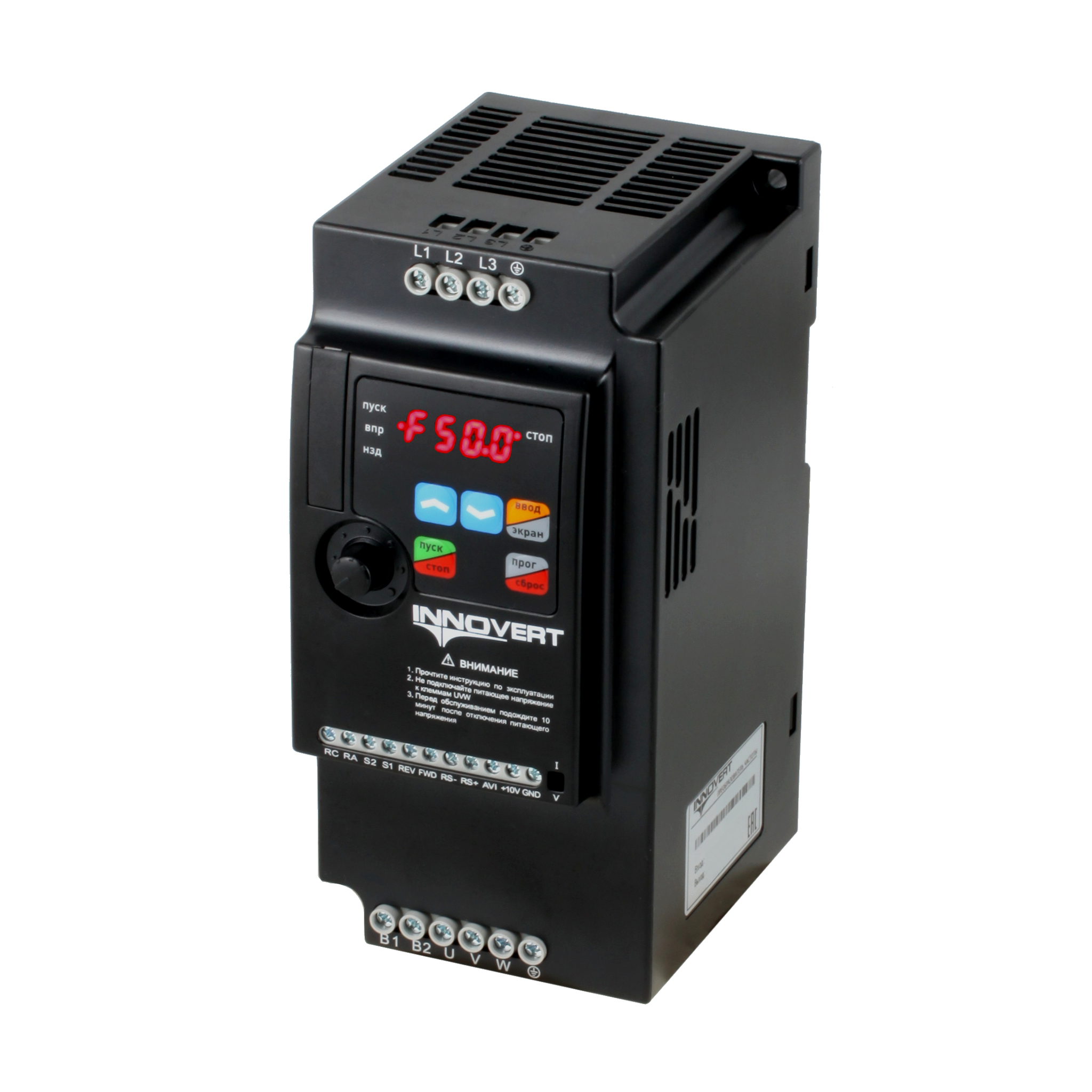 Преобразователь частоты INNOVERT VENT IVD552B43E, 5,5кВт, 380В, 12,5А