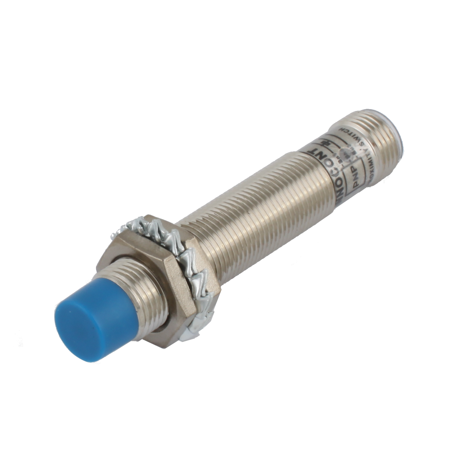 Индуктивный датчик INNOCONT, M12x1, L=61 мм, неэкранированный, зона срабатывания 4 мм, -25 +60 С, 12…24 VDC, IP67, выход: PNP NO, макс. ток 200 мА, разъем M12 SLI-12P4C