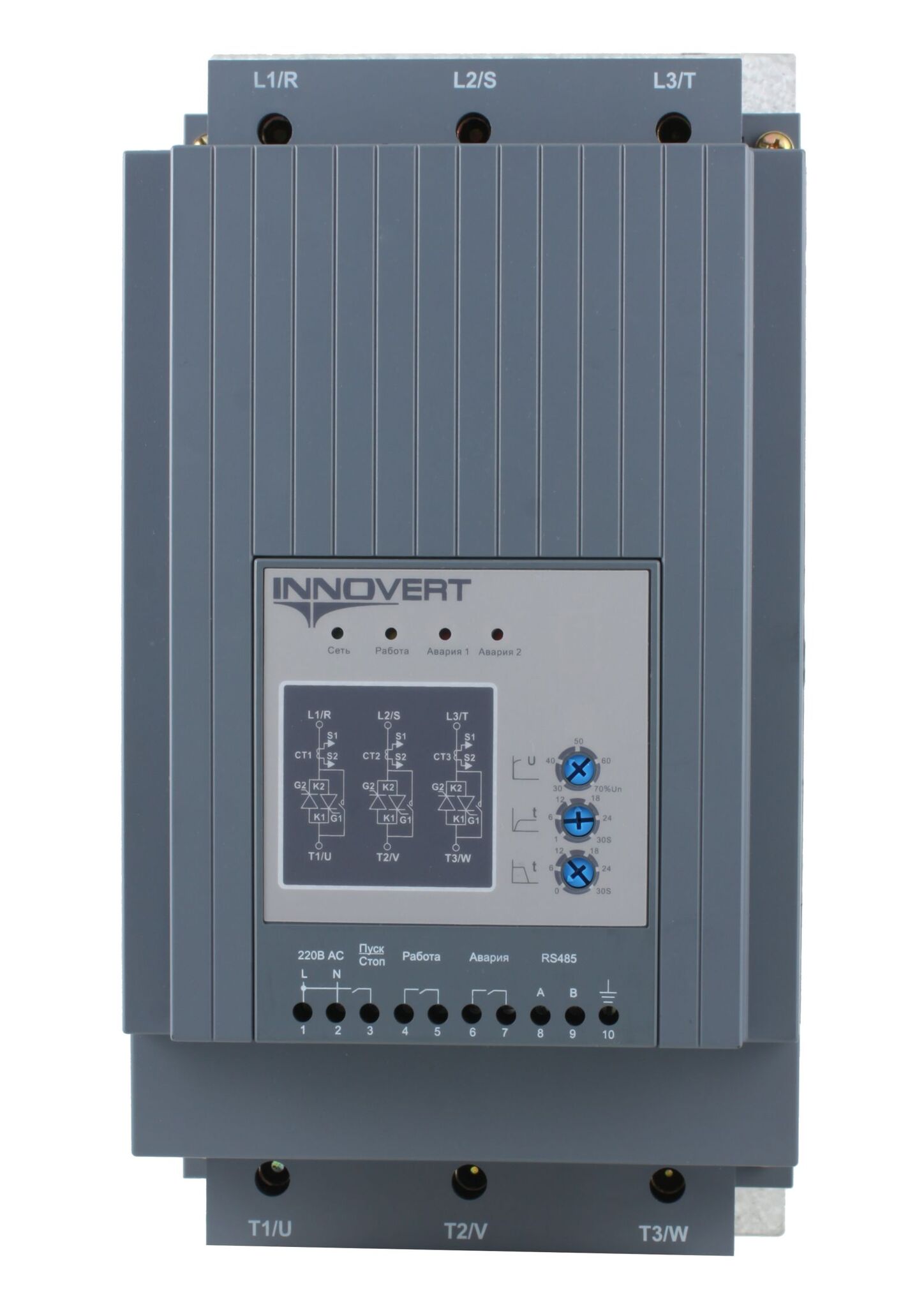 Устройство плавнго пуска INNOVERT SSD453A43E, 45кВт, 380В, 90А